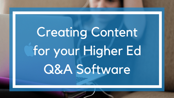 higher ed q&a software