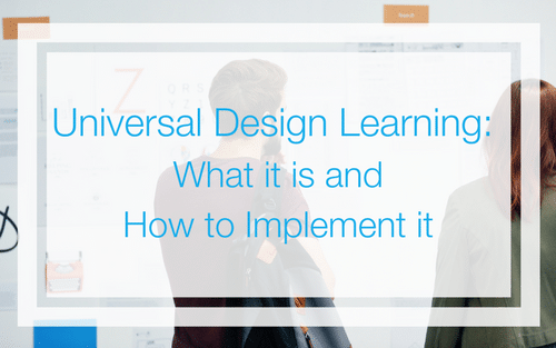 universal design learning higher ed